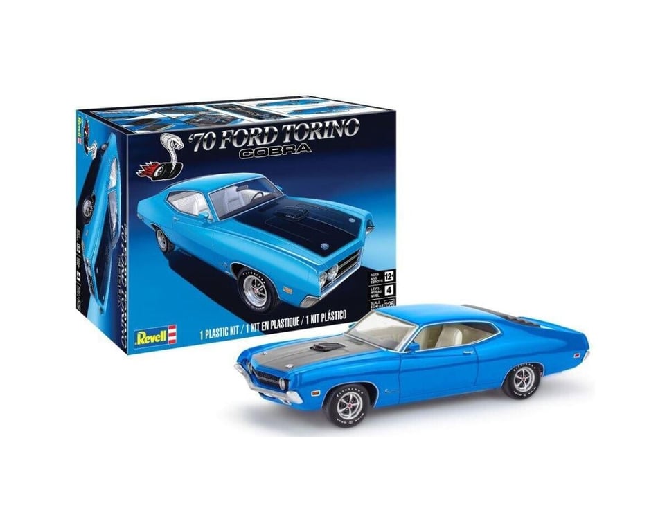 1970 Ford Torino Cobra Revell professional product photo ready to upload to shopify