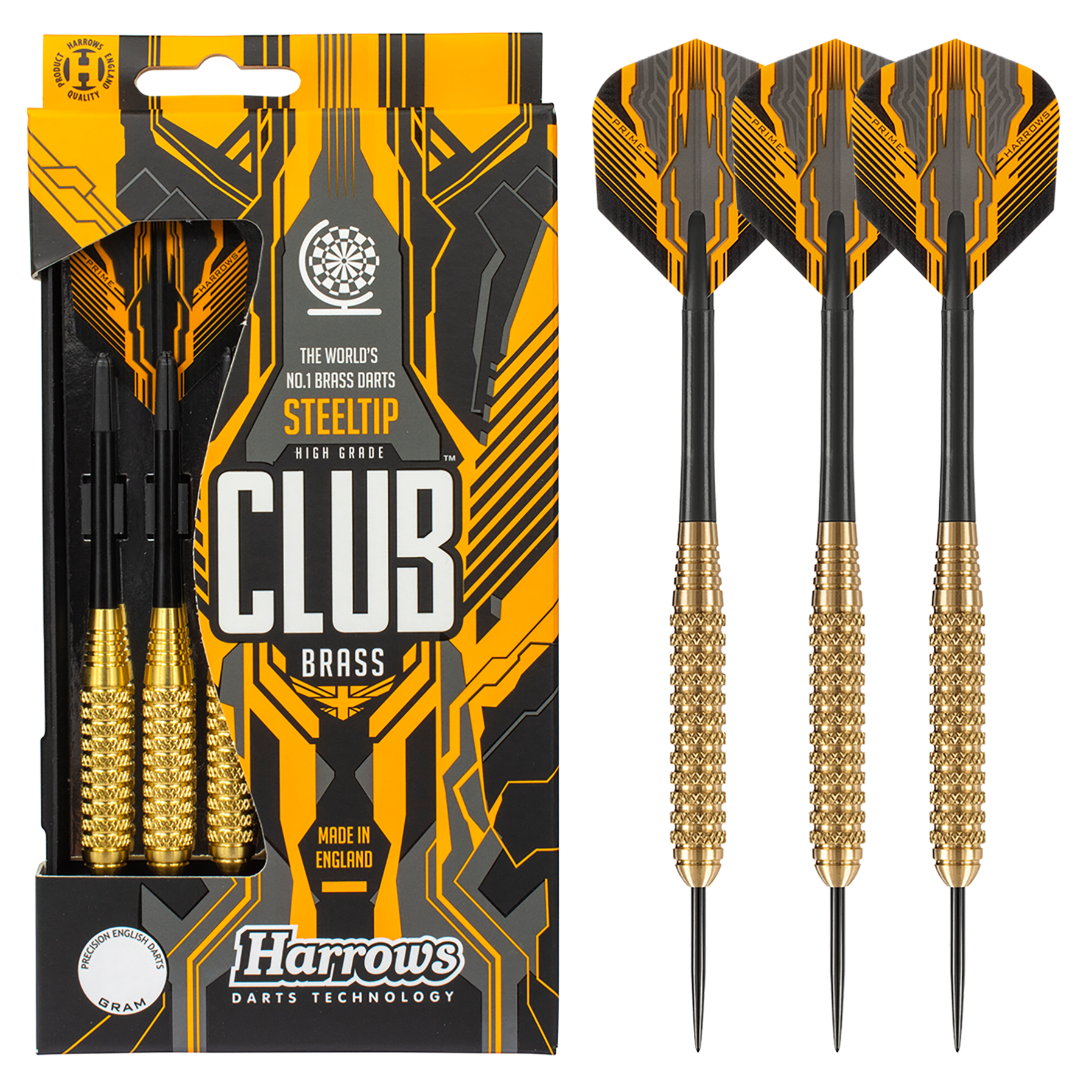 Darts Club 20 gr Brass professional product photo ready to upload to shopify