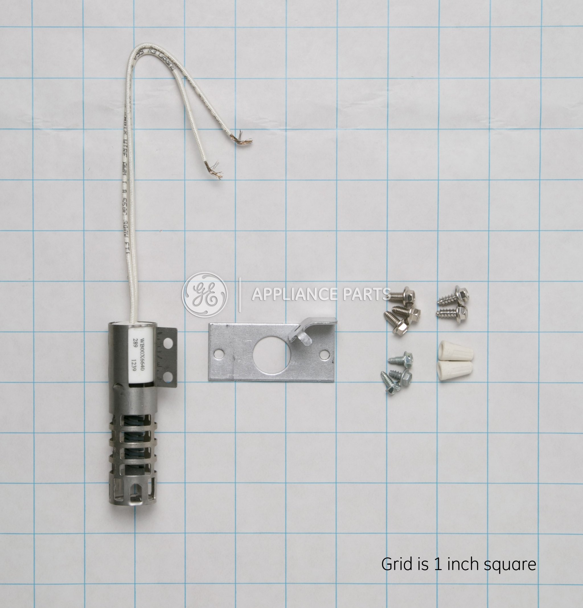 GE Range Oven Igniter professional product photo ready to upload to shopify