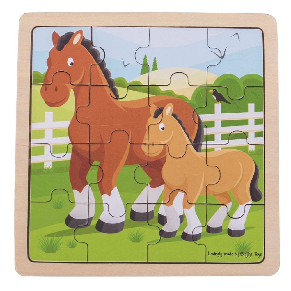 Horse and Foal Puzzle professional product photo ready to upload to shopify