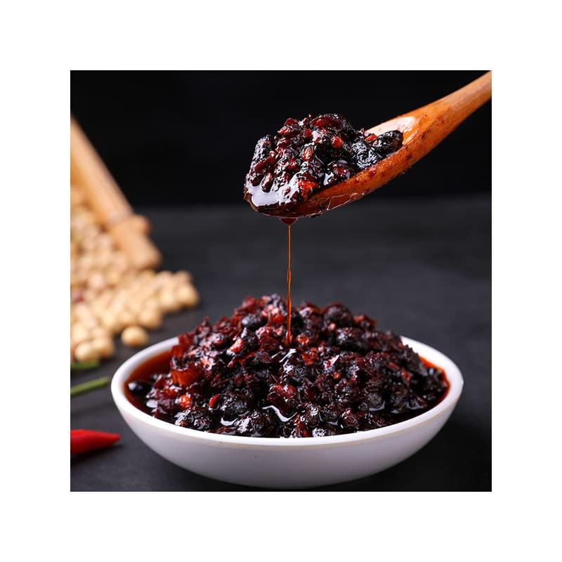 Lao Gan Ma Soybeans in Chili Oil 280g professional product photo ready to upload to shopify