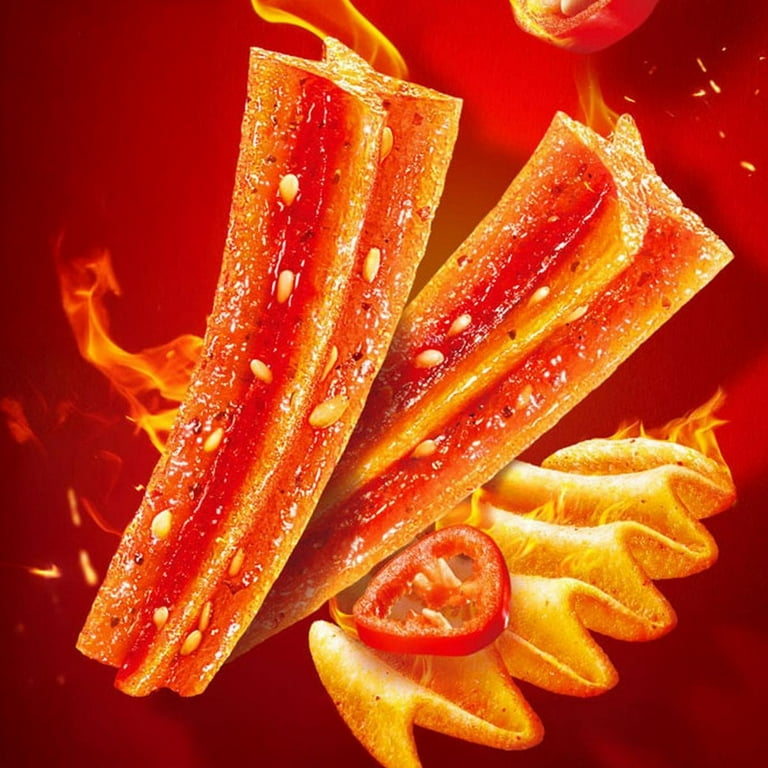Lay's Potato Chips - Spicy Strip 70G professional product photo ready to upload to shopify