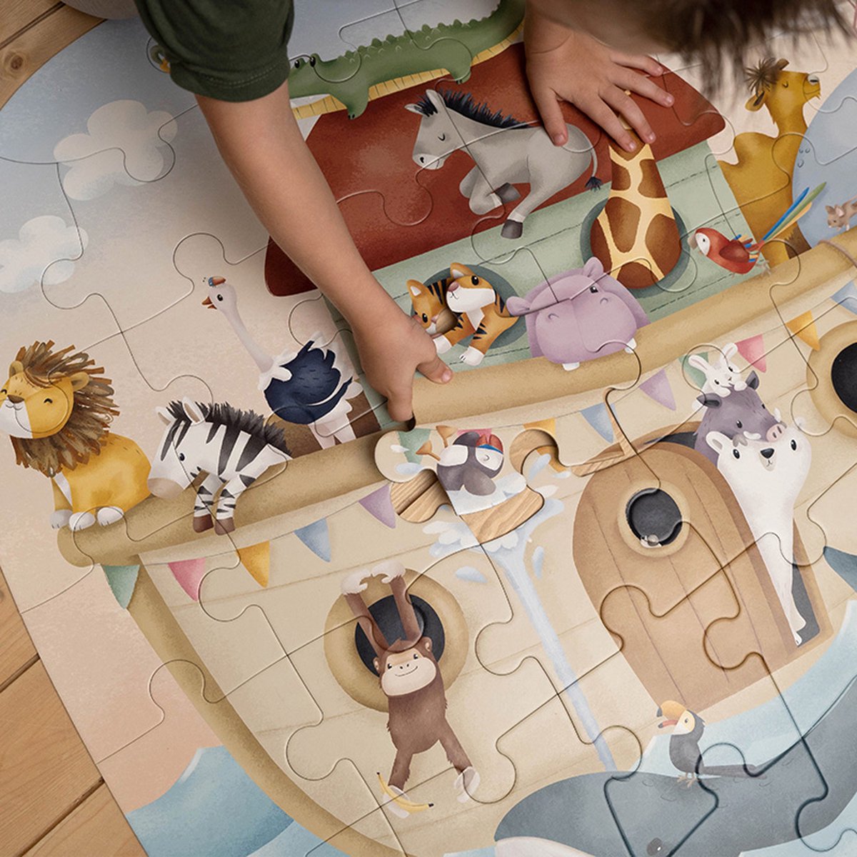Little Dutch Vloerpuzzel Ark professional product photo ready to upload to shopify