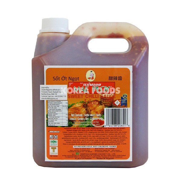Mae Ploy Sweet Chilli Sauce 4kg professional product photo ready to upload to shopify