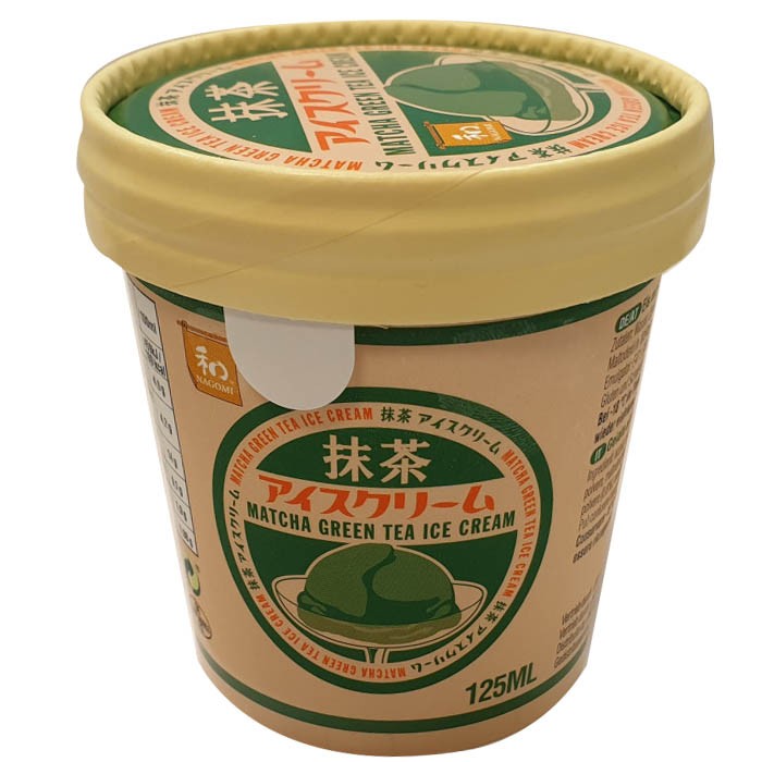 Matcha Green Tea Ice Cream 125ml professional product photo ready to upload to shopify