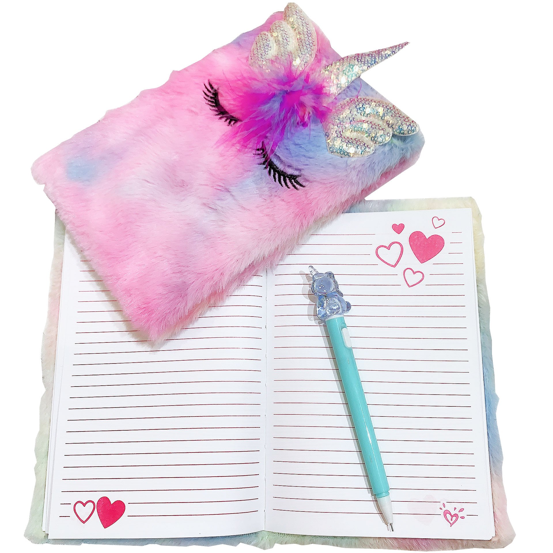 Notitieboek pluche pegasus product photo