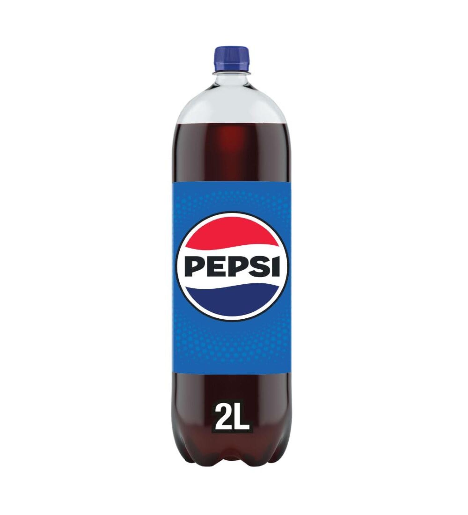 Pepsi Regular 2L professional product photo ready to upload to shopify