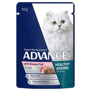 ADVANCE Adult Healthy Ageing Wet Cat Food with Ocean Fish in Jelly product photo