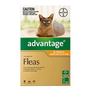 ADVANTAGE Flea Treatment for Cats and Kittens Up to 4 kg product photo