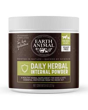 EARTH ANIMAL Natural Flea & Tick Daily Internal Powder Supplement 1lb product photo