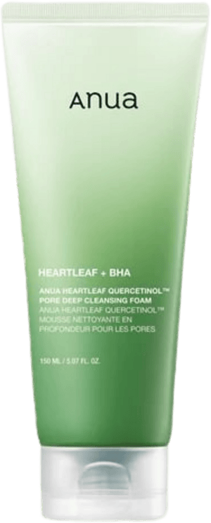 HEARTLEAF QUERCETINOL CLEANSING FOAM 150ml product photo