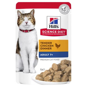 Hill's Science Diet Cat Adult 7+ Chicken Pouches product photo