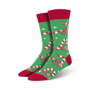 Socksmith Merry Slothmas Blue Heather product photo