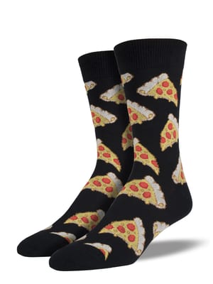 Socksmith Pizza Socks Black product photo