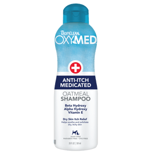 TropiClean OxyMed Anti-Itch Medicated Shampoo 20 oz product photo