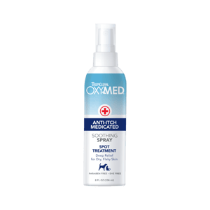 TROPICLEAN OxyMed Medicated Anti-itch Spray 8 oz product photo