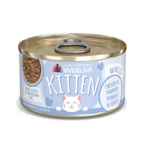 WERUVA CAT KITTEN CHICKEN & PUMPKIN FORMULA IN GRAVY 3OZ product photo