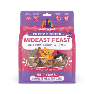 WERUVA Cat Mideast Feast Tuna, Salmon & Tilapia Freeze-Dried Food & Topper product photo