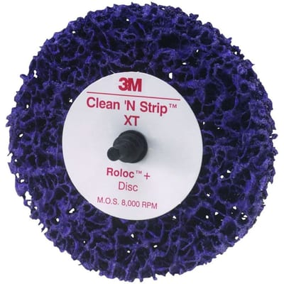 3M Scotch-Brite Roloc+ Clean and Strip XT Pro Disc – Purple, 100mm product photo
