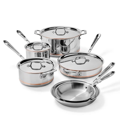 All-Clad Copper Core 10-Piece Cookware Set product photo