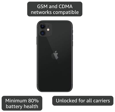 Apple iPhone 11 128GB Black product photo