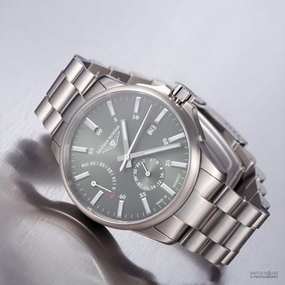 Bauhaus Aviation Automatisch Titanium Herenhorloge 42mm product photo