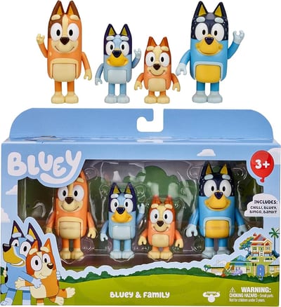 Bluey Speelfiguren set 4 stuks product photo