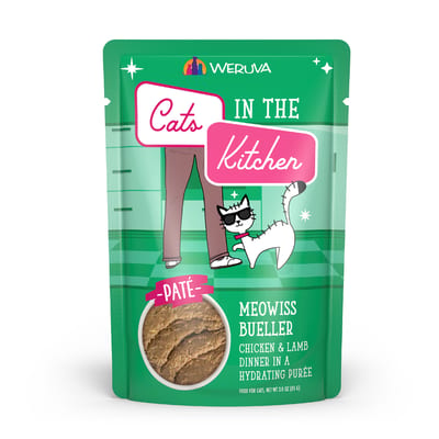 Cats in the Kitchen Grain Free Slide N' Serve Meowiss Bueller 3oz Pouch product photo