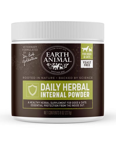 EARTH ANIMAL Natural Flea & Tick Daily Internal Powder Supplement 1lb product photo