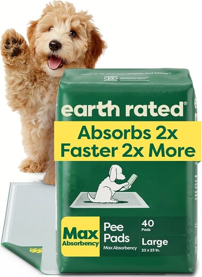 EARTH RATED Puppy Pee Pads - Large 22x23 product photo