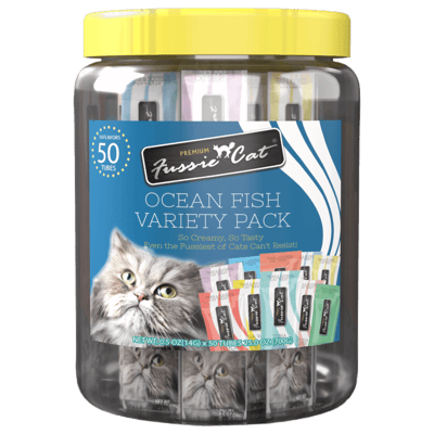 FUSSIE CAT CAT PUREE OCEAN FISH VARIETY PACK product photo