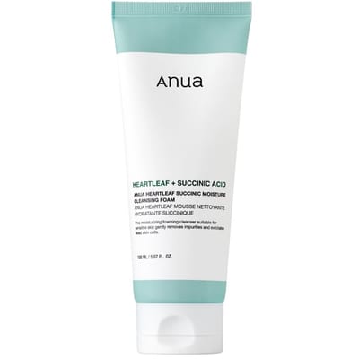 HEARTLEAF SUCCINIC MOISTURE CLEANSING FOAM 150ML product photo