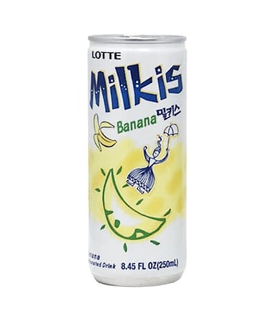 Lotte Milkis Cream Soda Banana Flavour 250ml product photo