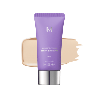Missha M Perfect Cover Serum BB Cream #21 Light Beige product photo