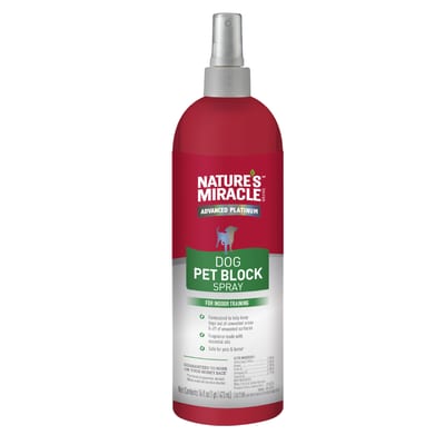 Nature's Miracle Advanced Platinum Dog Pet Block Repellent Spray 16 fl. oz. product photo