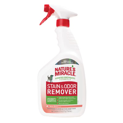 Nature's Miracle Dog Stain & Odor Remover Melon Burst Spray 32 oz product photo