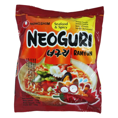 Nongshim Neoguri Ramyun Seafood & Spicy 120g product photo