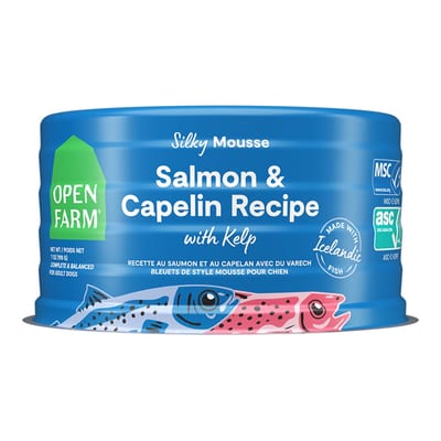 Open Farm Silky Mousse Salmon & Capelin Recipe with Kelp 7oz Canned Dog Food product photo