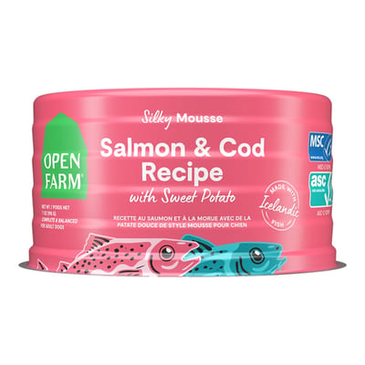 Open Farm Silky Mousse Salmon & Cod with Sweet Potato Canned Dog Food product photo