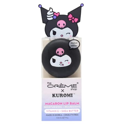 The Creme Shop Sanrio Kuromi Macaron Lip Balm - Blueberry Smoothie product photo