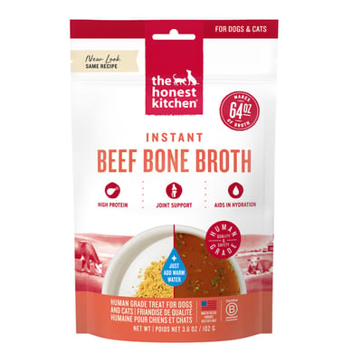 THE HONEST KITCHEN Dog & Cat Instant Beef Bone Broth Powder With Turmeric product photo