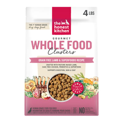 THE HONEST KITCHEN Grain Free Lamb Whole Food Clusters Kibble 4 lb product photo