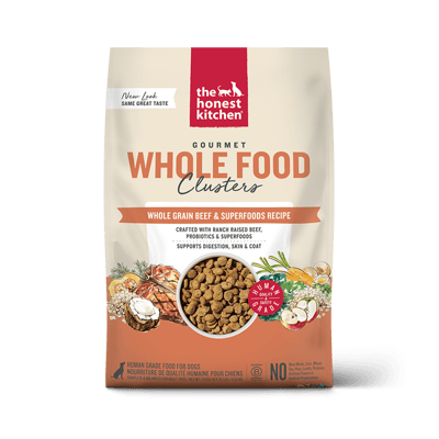 The Honest Kitchen Whole Grain Beef & Oat Whole Food Clusters Kibble 5 lb product photo