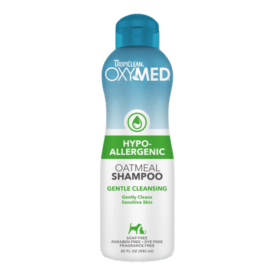 TROPICLEAN OxyMed Hypoallergenic Shampoo 20 oz product photo