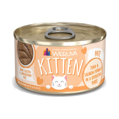 WERUVA CAT KITTEN HYDRATING PUREE TUNA & SALMON FORMULA product photo