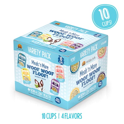 Weruva Meals 'n More Woof Woof Floof! Variety Pack Wet Dog Food, 3.5 Oz., Count of 10 product photo