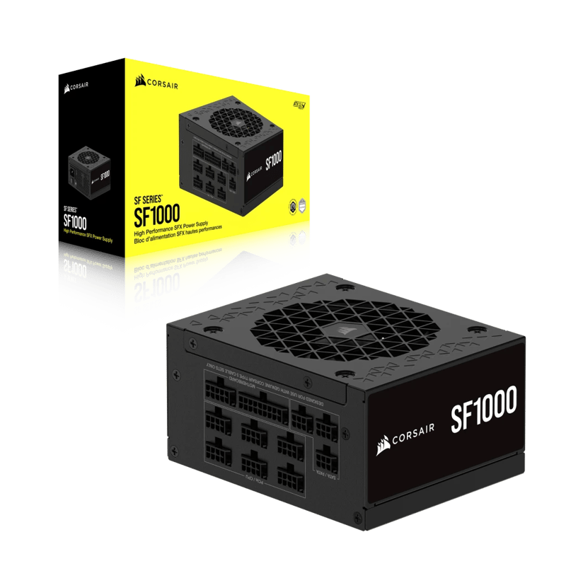1000W SF1000 SFX PSU professional product photo ready to upload to shopify