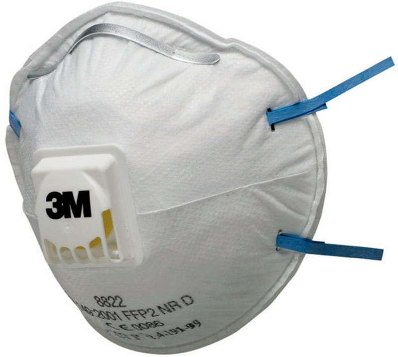 3M 10 Premium Masks FFP2 8822 professional product photo ready to upload to shopify