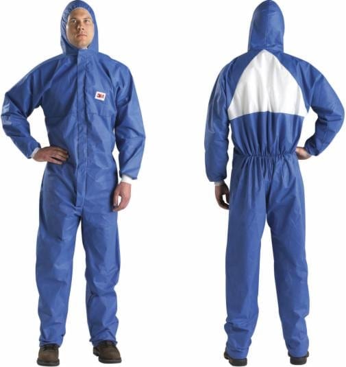 3M Blue Coverall X/L professional product photo ready to upload to shopify