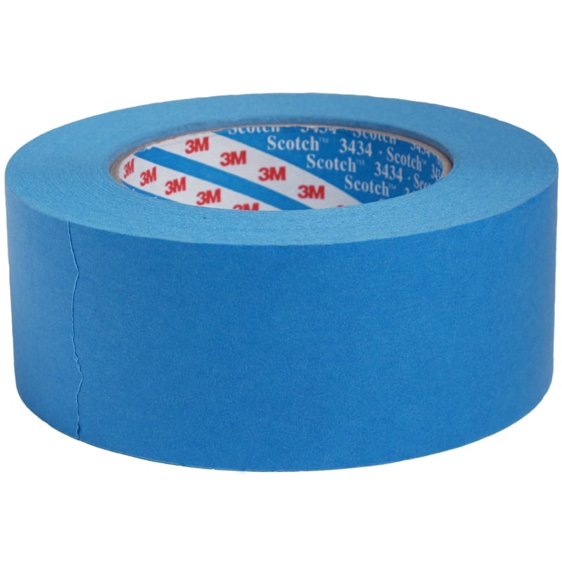 3M Box 50mm Blue Masking Tape professional product photo ready to upload to shopify